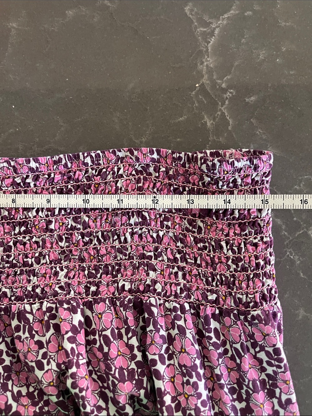 Max Studio Pink and Purple Flowered Midi Skirt - size XL - Picture 4 of 7